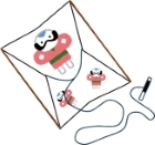 ビニール袋でたこをつくろう